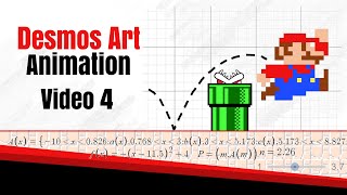 How to Create Desmos Art 4 - Animation -  Step by Step Guide