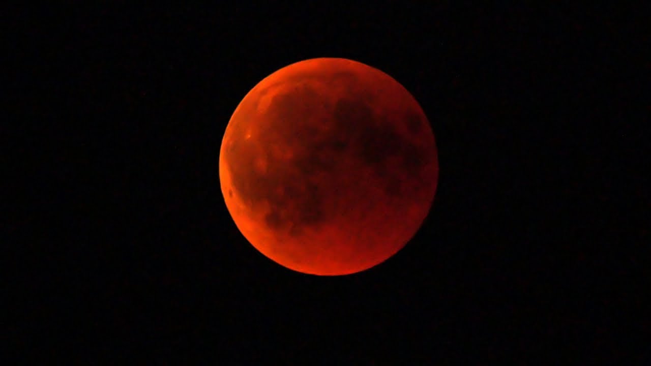Blood Moon 2018 -Longest Total Lunar Eclipse of Century, Time Lapse ...