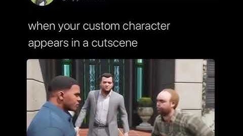 When your custom character is in a cutscene- Nuer