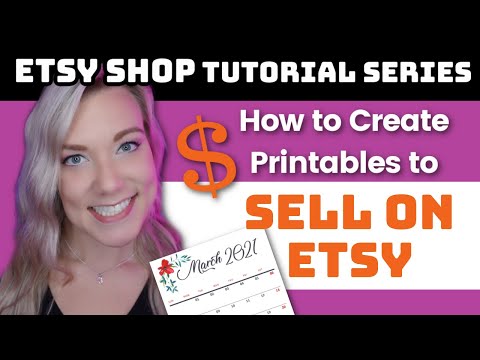 How to Create Printables for Etsy in 2021 (Digital Downloads to Sell/Make Money!) in Microsoft Word