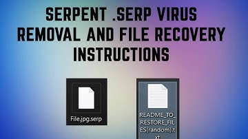 .Serp File Virus - How to Restore Data for Free