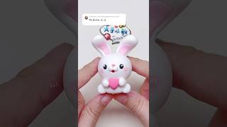 Bunny 🐰❤️ #clay #clayart #bunny #rabbit #shorts screenshot 3