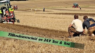 Test Test Pflüger Pflügen auf Gut Sierhagen Germany - Bundesentscheid 2016