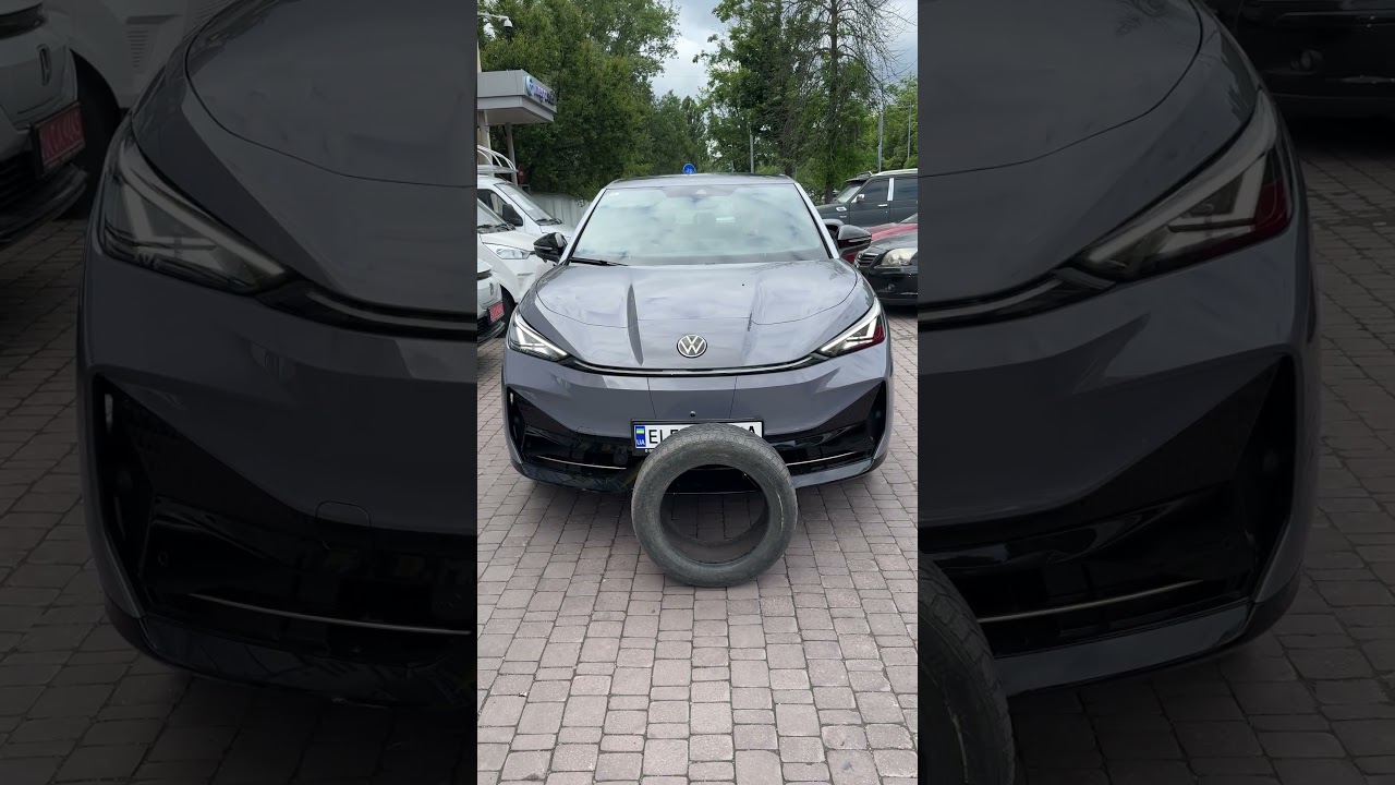 Volkswagen ID.UNYX, та сканування простору на дорозі наглядний приклад, як це спрацевує