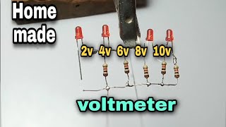 How to make LED voltmeter