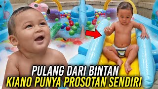FINALLY AT HOME, KIANO HAS HIS OWN SLIDE, A GIFT FROM DAD ‼️ HE CAN'T STOP PLAYING ‼️