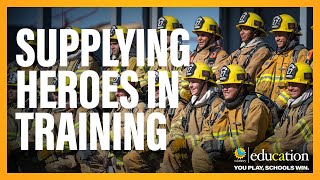 How California Lottery Funds Support the Next Generation of Firefighters
The California Lottery helps support fire technology programs by funding resources that enhance hands-on training. At Glendale Community College’s Verdugo Fire Academy, this includes safety equipment and fuel for live-fire exercises — giving future firefighters the chance to practice real-life emergency response. #CaliforniaEducation #YouPlaySchoolsWin #CaliforniaForAll
Join the conversation: https://www.calottery.com/en/who-benefits
Facebook: http://facebook.com/calottery
Twitter: http://twitter.com/calottery
Instagram: http://instagram.com/calottery How California Lottery Funds Support the Next Generation of Firefighters
