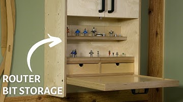 Router Bit Storage Cabinet