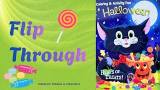 Halloween Heaps of Treats! Coloring & Activity Fun Book #coloringbookflipthrough #dollartreefinds 26