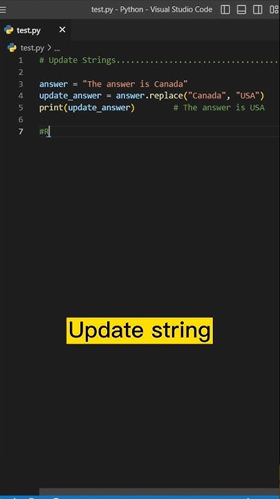 Efficient String Manipulation: Updating, Reversing and Removing ...