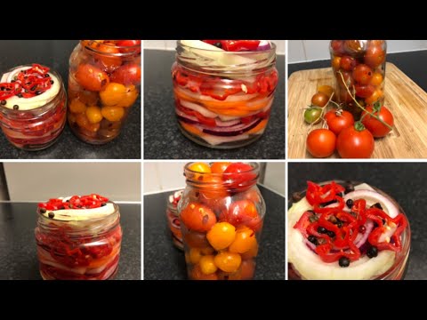 Jamaican Scotch Bonnets (Peppers) Pickled 🇯🇲| Sweet and Sour Chilli Pickled Tomatoes | Gluten Free