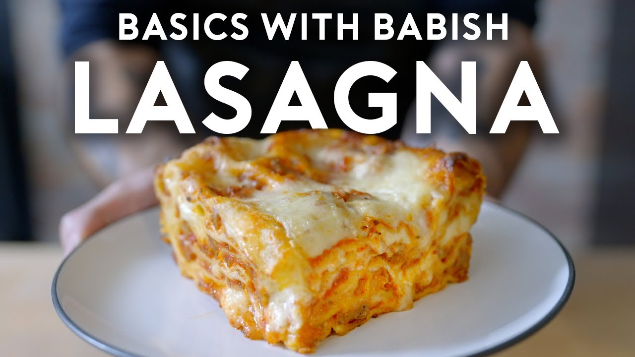 Homemade Lasagna with Bechamel + Video