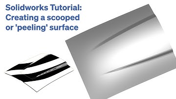 Solidworks Tutorial: Creating a scooped or 