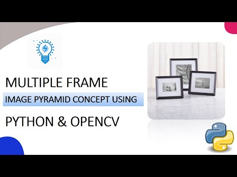 Multiple Frame (Concept Of Image Pyramid)  Using Python & Opencvl KNOWLEDGE DOCTOR l Mishu Dhar