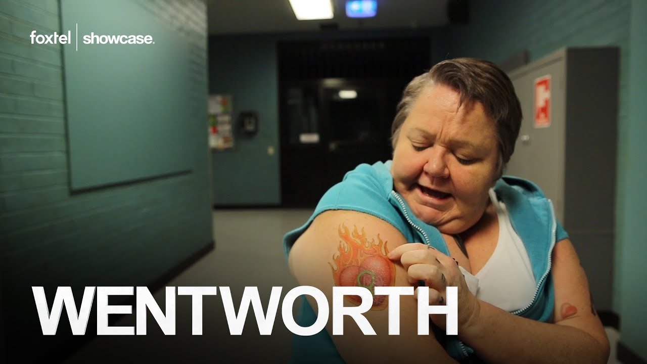 Wentworth Season 5 Juice's Tattoos showcase on Foxtel YouTube