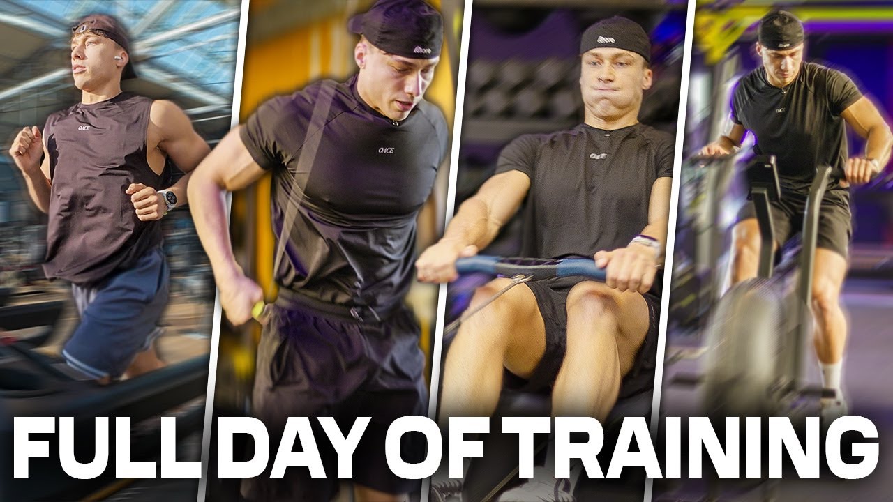 Full Day of Training | Intervalle, Essen & Kraftsession für's Laufen💪🏽💯 | Simon Gronau
