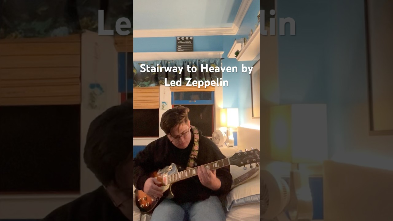 Practicing Stairway to Heaven by Led Zeppelin