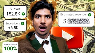 How Much Youtube Paid Me For 150k views? (6.5k Subscribers)