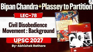 Civil Disobedience Movement : Background | UPSC Modern History | Lec 78 | StudyIQ IAS