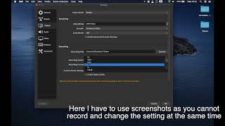 OBS- Converting output file type to MP4 for use in Final Cut Pro