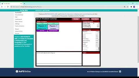 For The Win! on Art of Problem Solving!(Math)