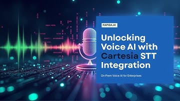 Integrating Cartesia for Speech to Text inside Rapida.ai