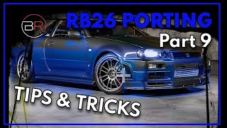 RB26 Head Porting Part 9  Removing the Exhaust Bolt Lump &amp; Pro Porting Techniques! #RB26 #howtoport