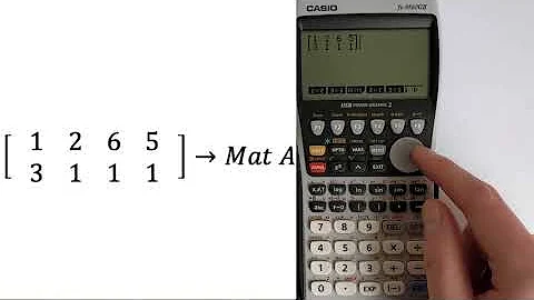 CASIO FX-9860GII Calculator: How to Find Row Echelon Form (REF) and Row Reduced Echelon Form (RREF)