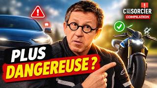 Une voiture est plus dangereuse qu’une moto ? - C'est pas sorcier