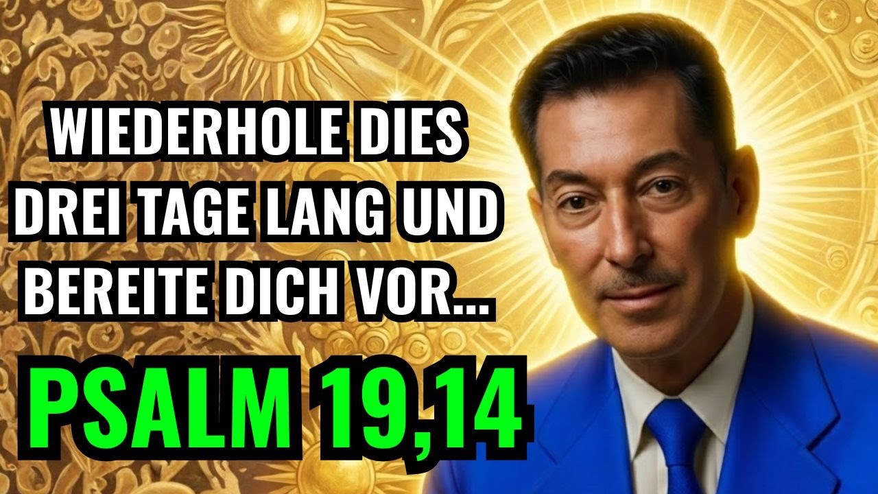 Psalm 19,14 – Sprich 3 Tage So Mit Dir Selbst Und Sieh, Wie Sich Deine REALITÄT Ändert