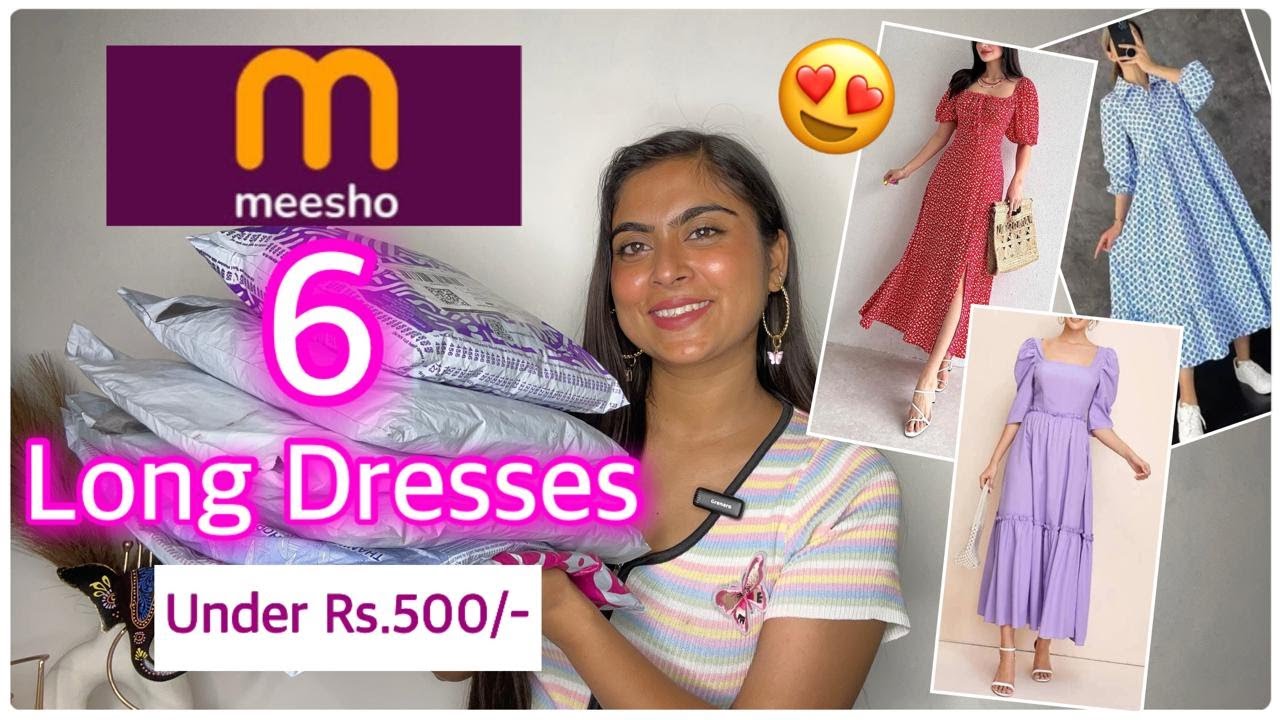 Flipkart Maxi Dress Haul Under 500 Rs | Summer Maxi Gown | Floral Flare  Maxi Dress | Summer Outfits - YouTube