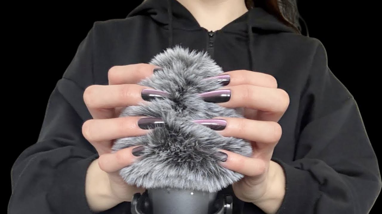 ASMR | 1 Hour of Fluffy Mic Scratching & Massage | No Talking - YouTube