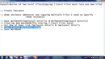 Copy Data From Two Excels Files and Paste it into New File By Using Blueprism | Excel Automation