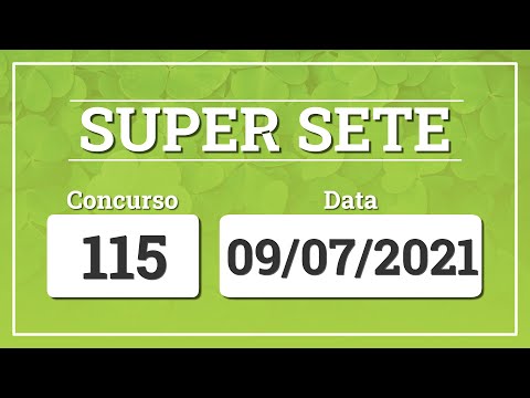 Resultado do sorteio da Super Sete 115