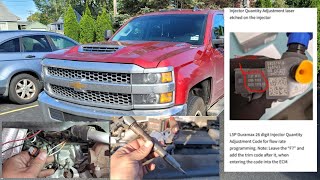 L5P Duramax #3 Injector and connector replacement