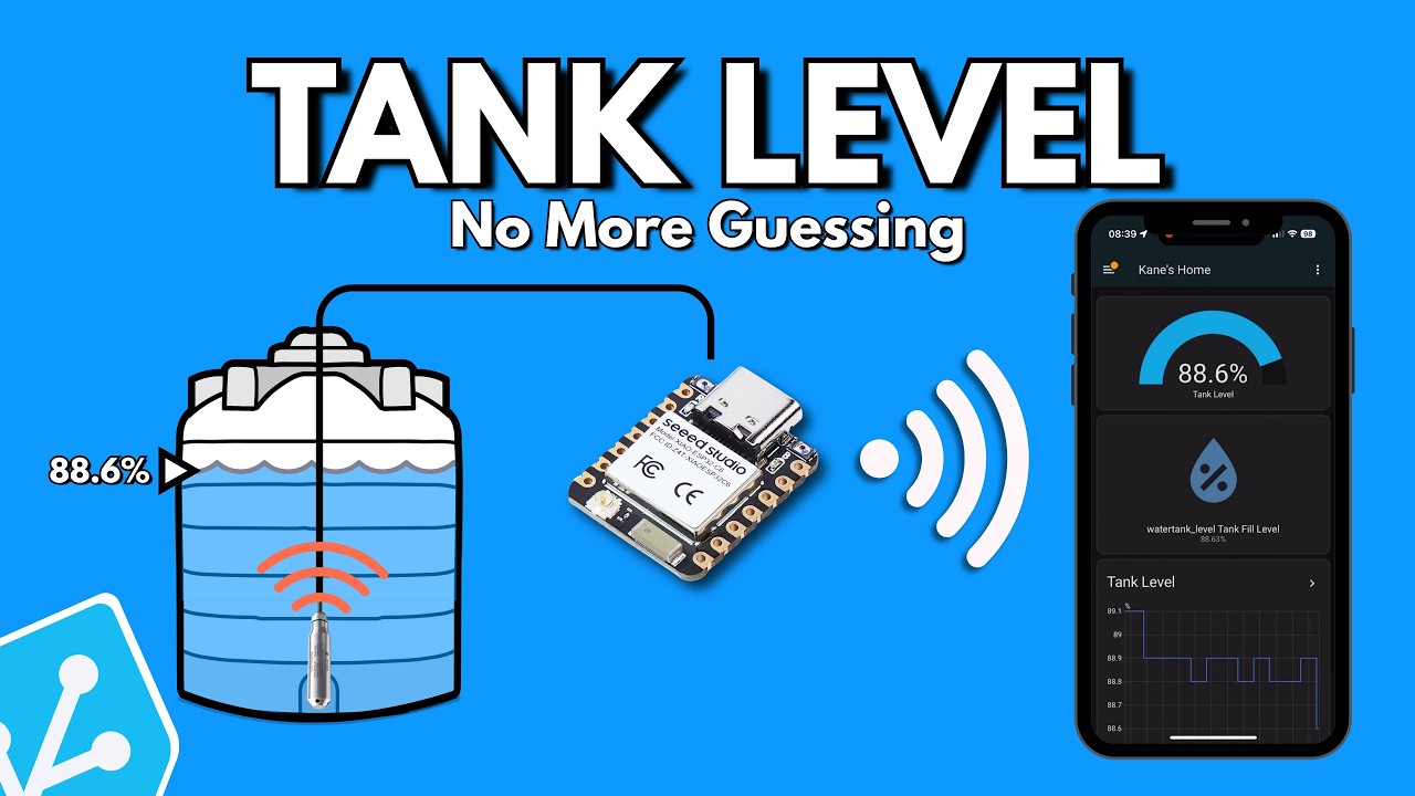 Я разработал УЛУЧШЕННЫЙ датчик уровня воды в резервуаре, работающий на солнечной энергии...