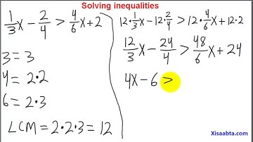 solving inequalities in somali - Somali Algebra 1