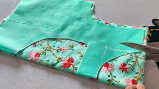 Blouse Design Cutting and stitching।Back neck design