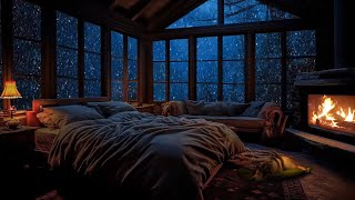 Feel the winter atmosphere in this cozy bedroom with a crackling fireplace | ASMR Blizzard by Winter Wonderland 1,255 views 2 months ago 3 hours