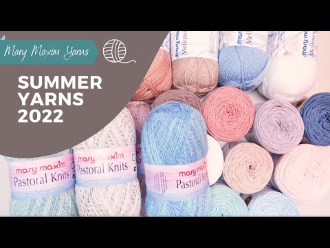 2022 Summer Yarns at Mary Maxim | 1 lb Cotton | Pastoral Knits | Mellowspun DK | Lion Brand Coboo