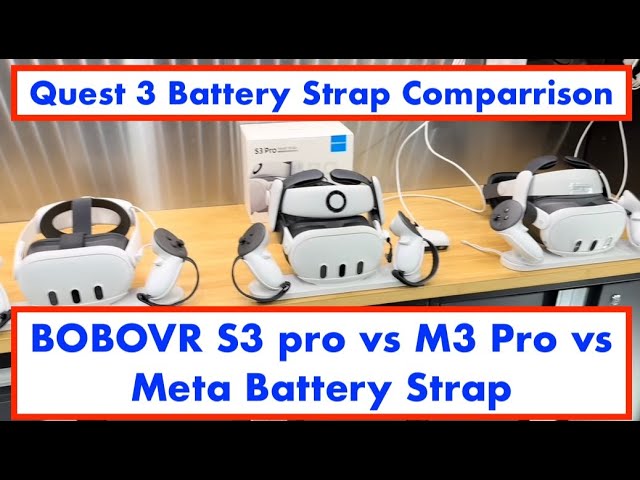  BOBOVR M3 Pro Battery Pack Head Strap Accessories, Reduce  Facial Stress,Magnetic Battery Swap Design,Compatible with Meta Quest 3 :  Video Games