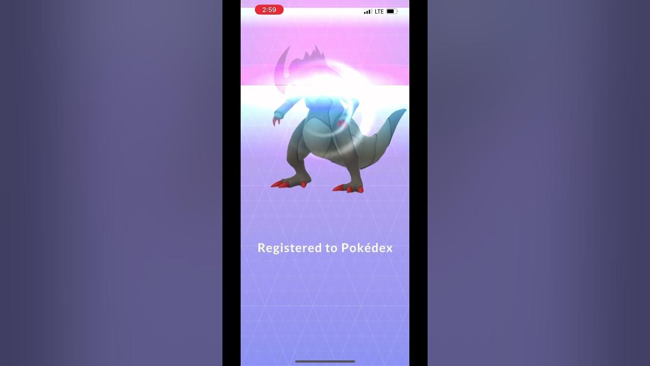 Evolving ✨shiny✨Fraxure #pokemon #pokemongo #shinypokemon