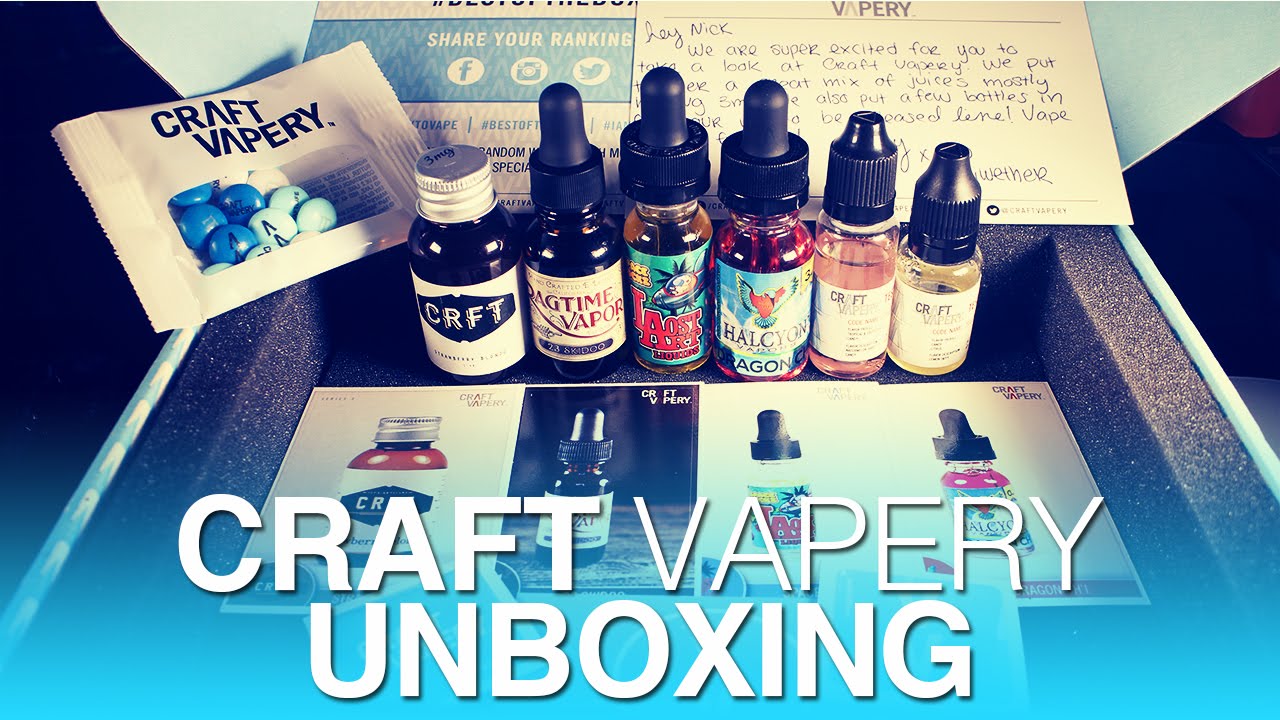 craft vapery unboxing youtube