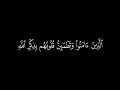 الذين ءامنوا و ت ط م ئ ن قلوبهم بذكر الله كرومات قرآن كريم القارئ محمد اللحيدان سورة الرعد 