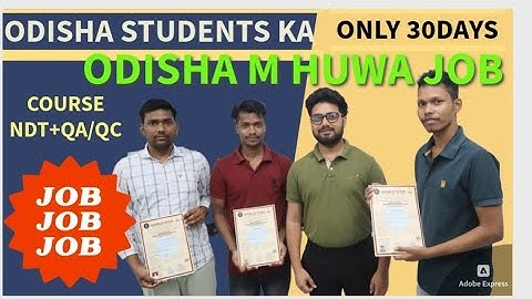 Looking For a Job Join Our NDT Level II Training Course with 100% Placement Guaranteed Apply Now