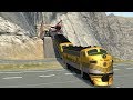 BeamNG Drive Stressed Out #11 with 100 Vehicles - Huge Train Crash - Insanegaz