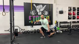 Offset DB Reverse Lunge [Stoked Athletics]