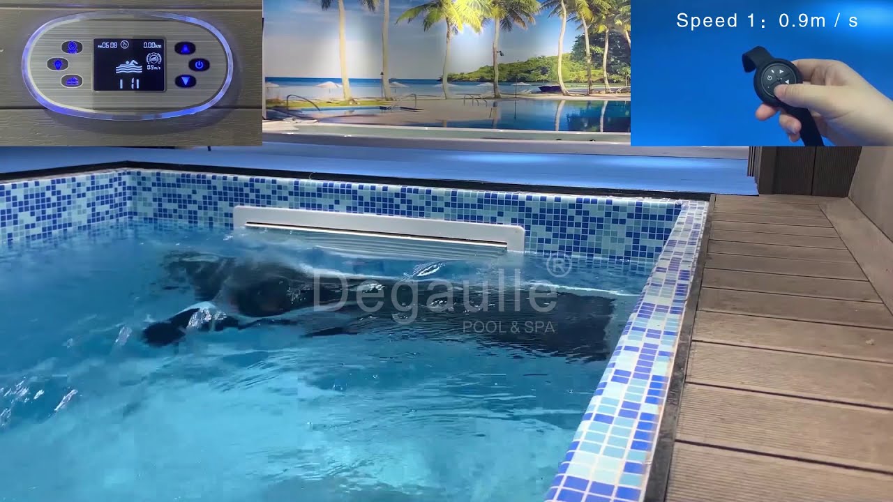 Pool Countercurrent Machine Degaulle Counter Current Machine Endless Pool - YouTube