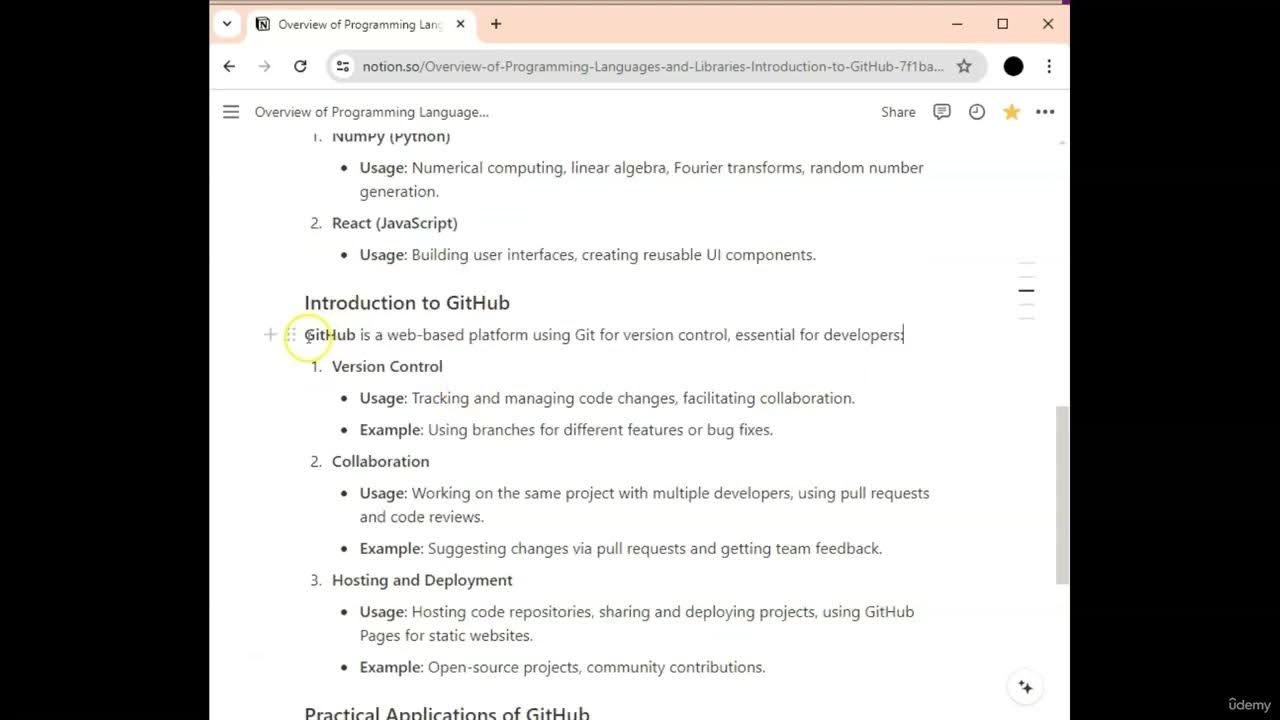 73 Introduction to programming languages, libraries and GitHub - YouTube