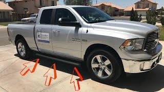 iBoard Running Boards Complete Install On A Dodge Ram 1500 Big Horn! ✔